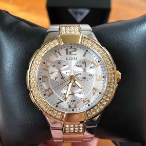 Ladies GUESS Gold and Silver Watch